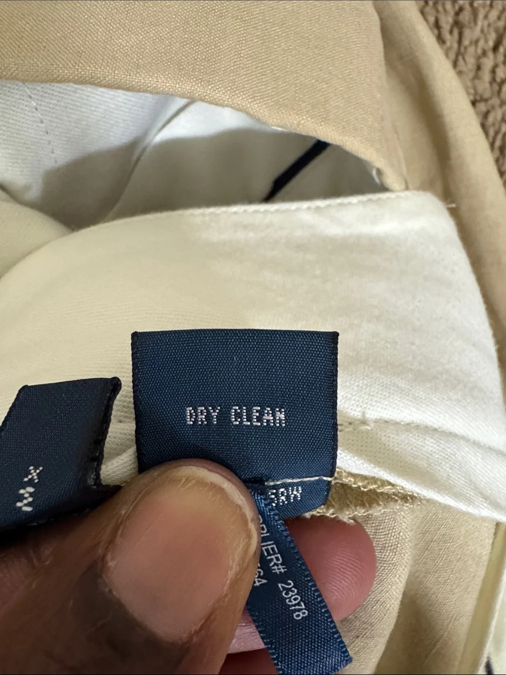 Vintage Polo Ralph Lauren Men's Linen Silk Blend Pants Beige size 40 x36 Preppy